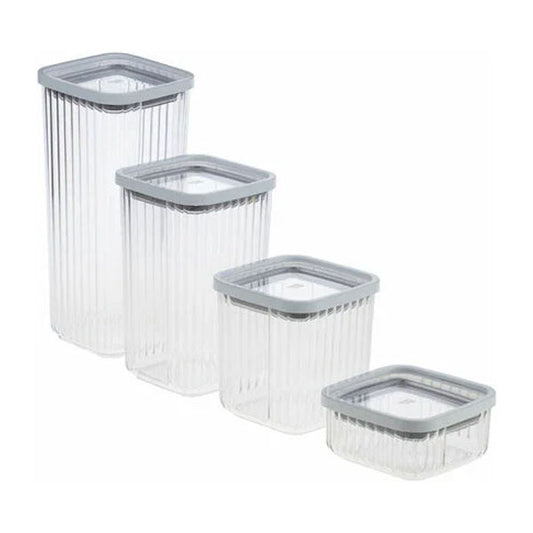 Vip Ahmet Bewaarbakjes – 4-delige set (Vierkant) VP-325