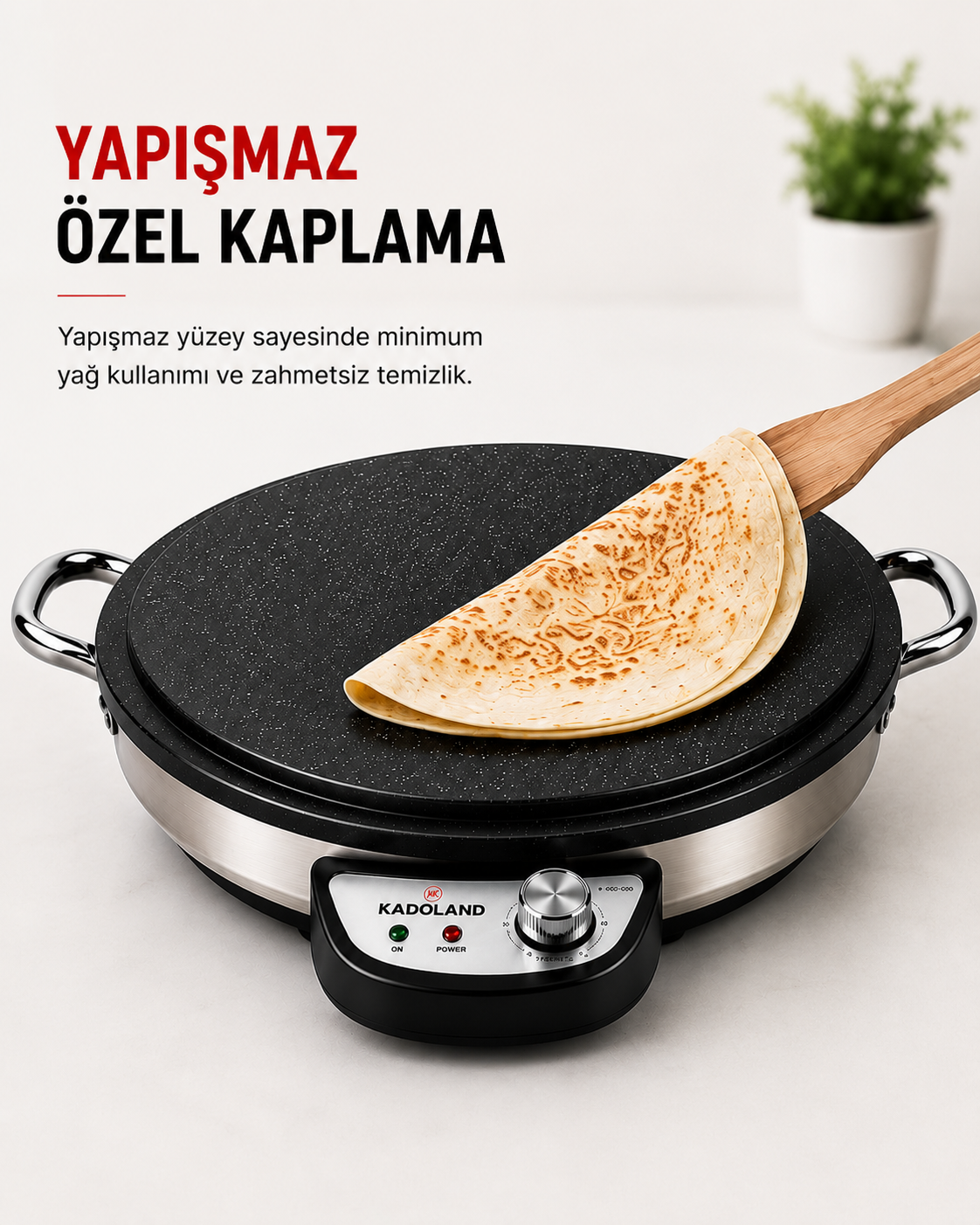 Kadoland Electric Yufka and Katmer Griddle | Ø50cm 2300W