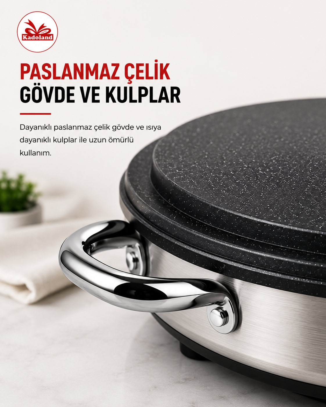 Kadoland Electric Yufka and Katmer Griddle | Ø50cm 2300W