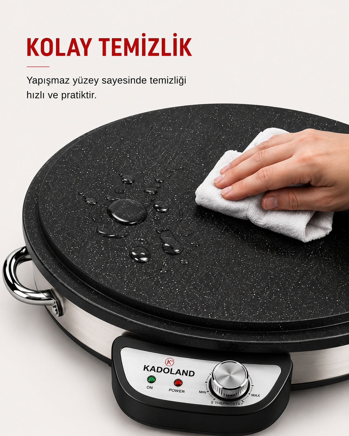 Kadoland Electric Yufka and Katmer Griddle | Ø50cm 2300W