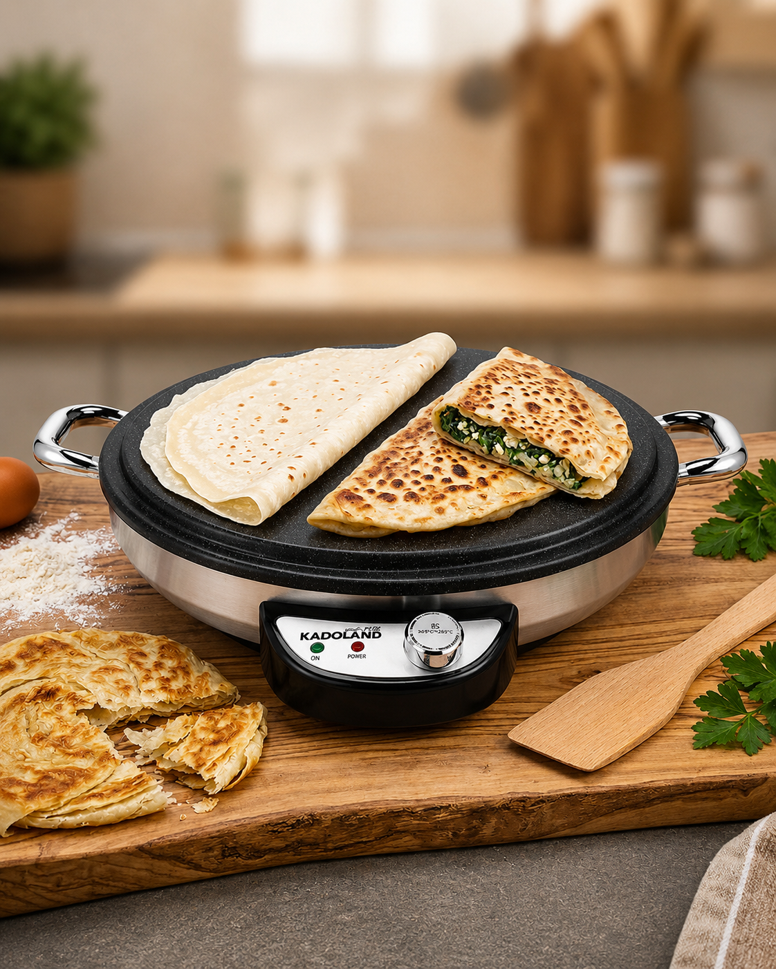 Kadoland Electric Yufka and Katmer Griddle | Ø50cm 2300W
