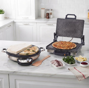 Kadoland Lahmacun Ve Bazlama Multigrill + Kadoland Fladenbacker | Elektrikli Yufka ve Katmer Sac