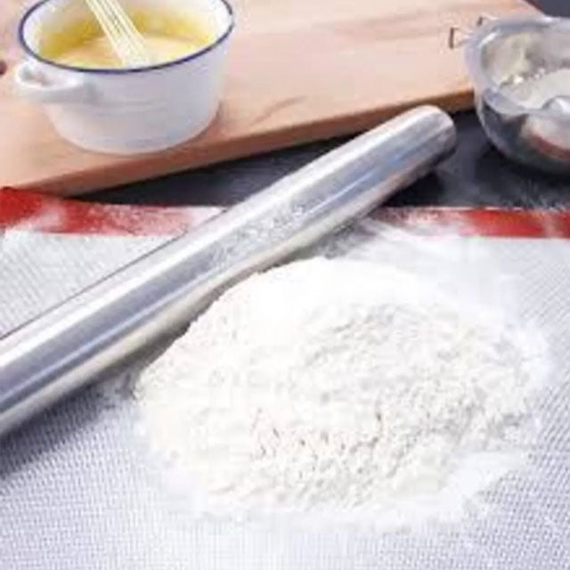 Metalen deegroller van aluminium voor het uitrollen van deeg - Praktisch en roestvrij