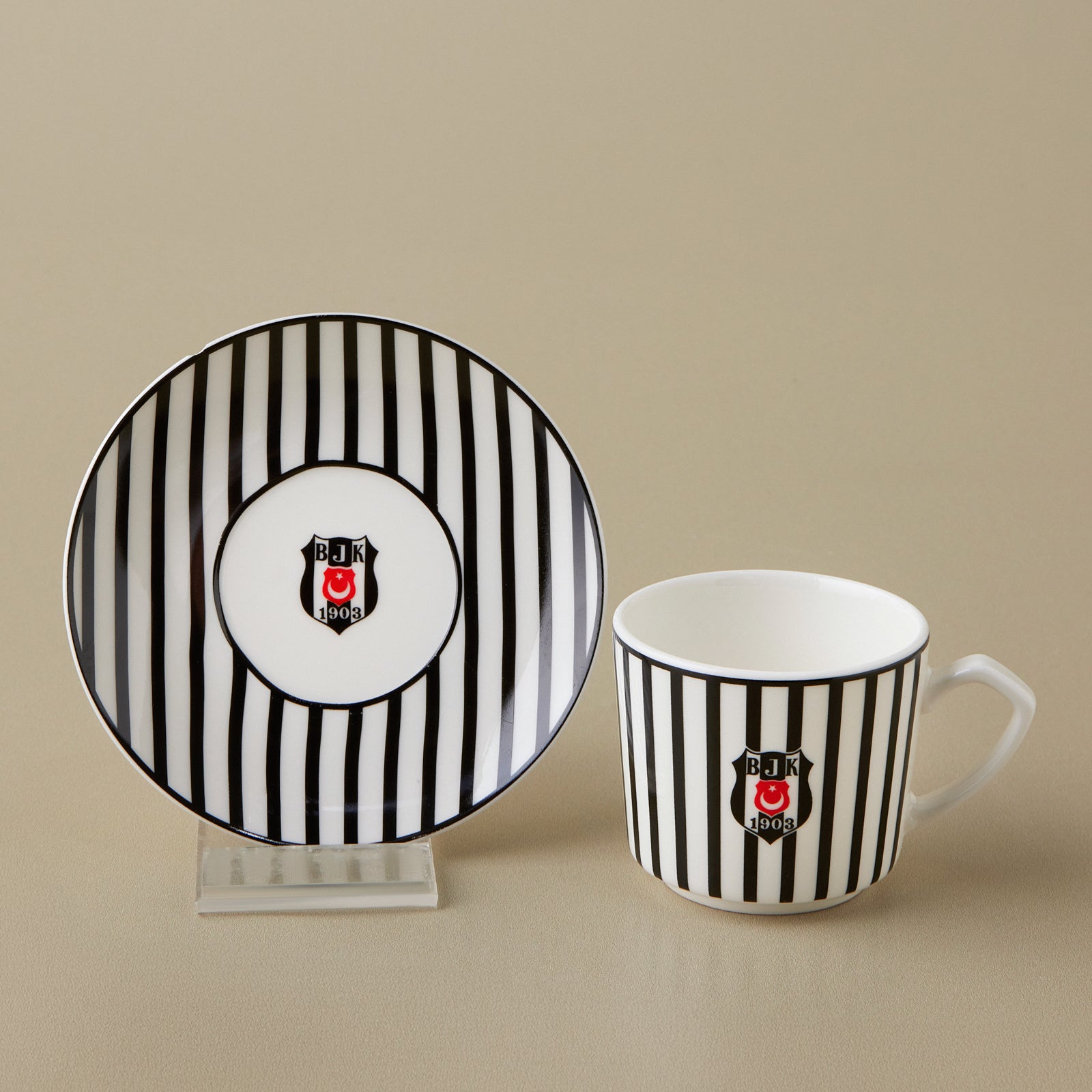 Karaca x Beşiktaş Lisanslı 6 Kişilik Kahve Fincan Takımı 80 ml