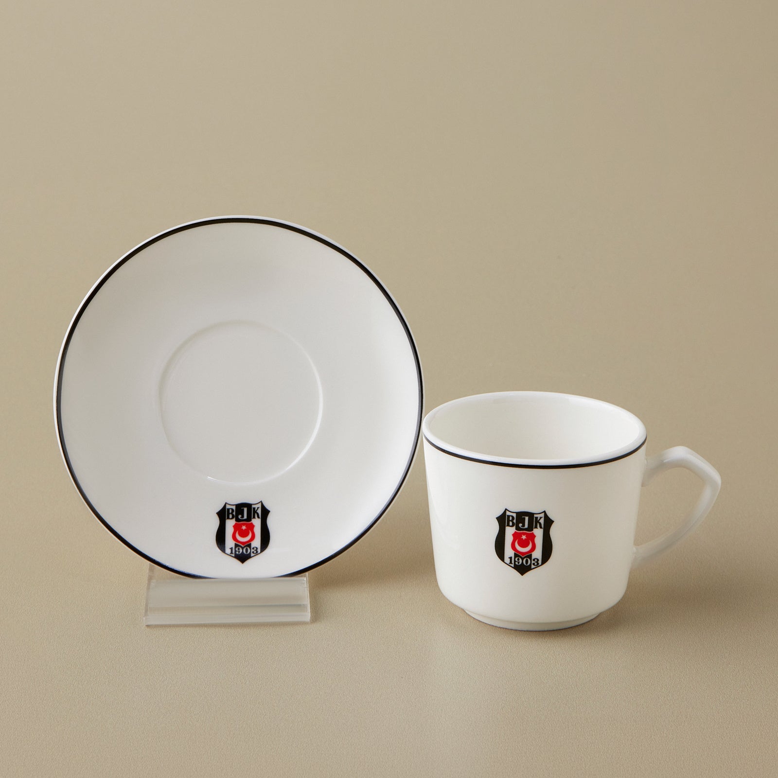 Karaca x Beşiktaş Lisanslı 6 Kişilik Kahve Fincan Takımı 80 ml
