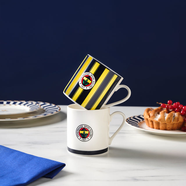Karaca x Fenerbahçe Lisanslı 2 Kişilik Çay Fincan Takımı 230ML