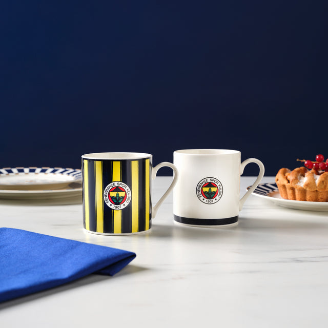 Karaca x Fenerbahçe Lisanslı 2 Kişilik Çay Fincan Takımı 230ML
