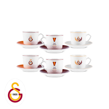 Galatasaray Karaca 6 Kişilik 80 ML Kahve Fincanı
