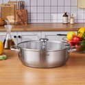 1+1 Karaca Elite Steel 30cm diepe casserole