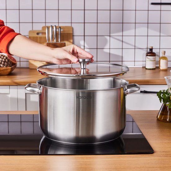 Karaca Elite Stainless Steel Pot, 30 cm
