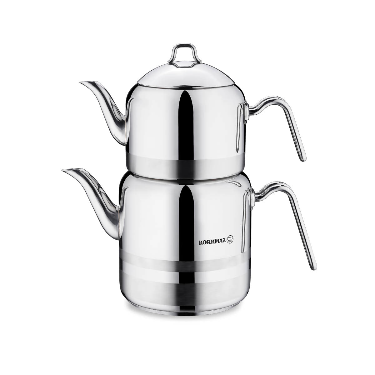Korkmaz Largo A114 Teekannen-Set 2,3 l/4,2 l