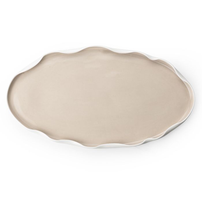Bricard Nice 25 Parça Yemek Takımı | Beyaz-Taupe