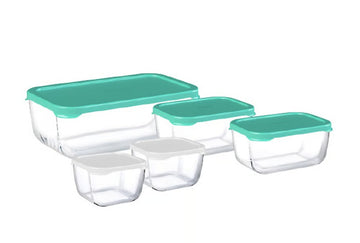 Paşabahçe Snowbox 95455 Combo 5 li cam saklama kabı