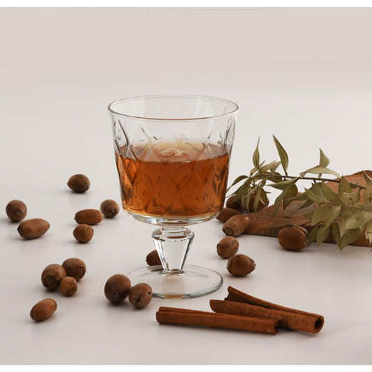 Paşabahçe 440462 Leafy 4-delige Glazen op Voet / 120 ml