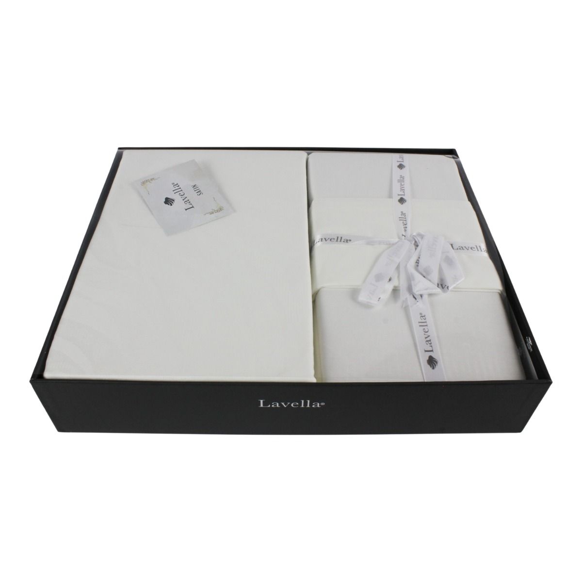 Lavella Miray Saten Nevresim Takımı Bej 200X220 cm 4 Parça