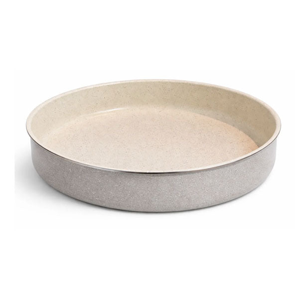 Yuvarlak Granit Fırın Kabı Krem | 40cm