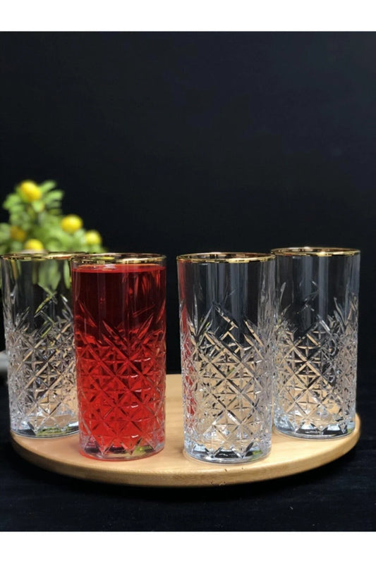 Paşabahçe 52800 Golden Touch Timeless 4'lü Bardak - 450 ml