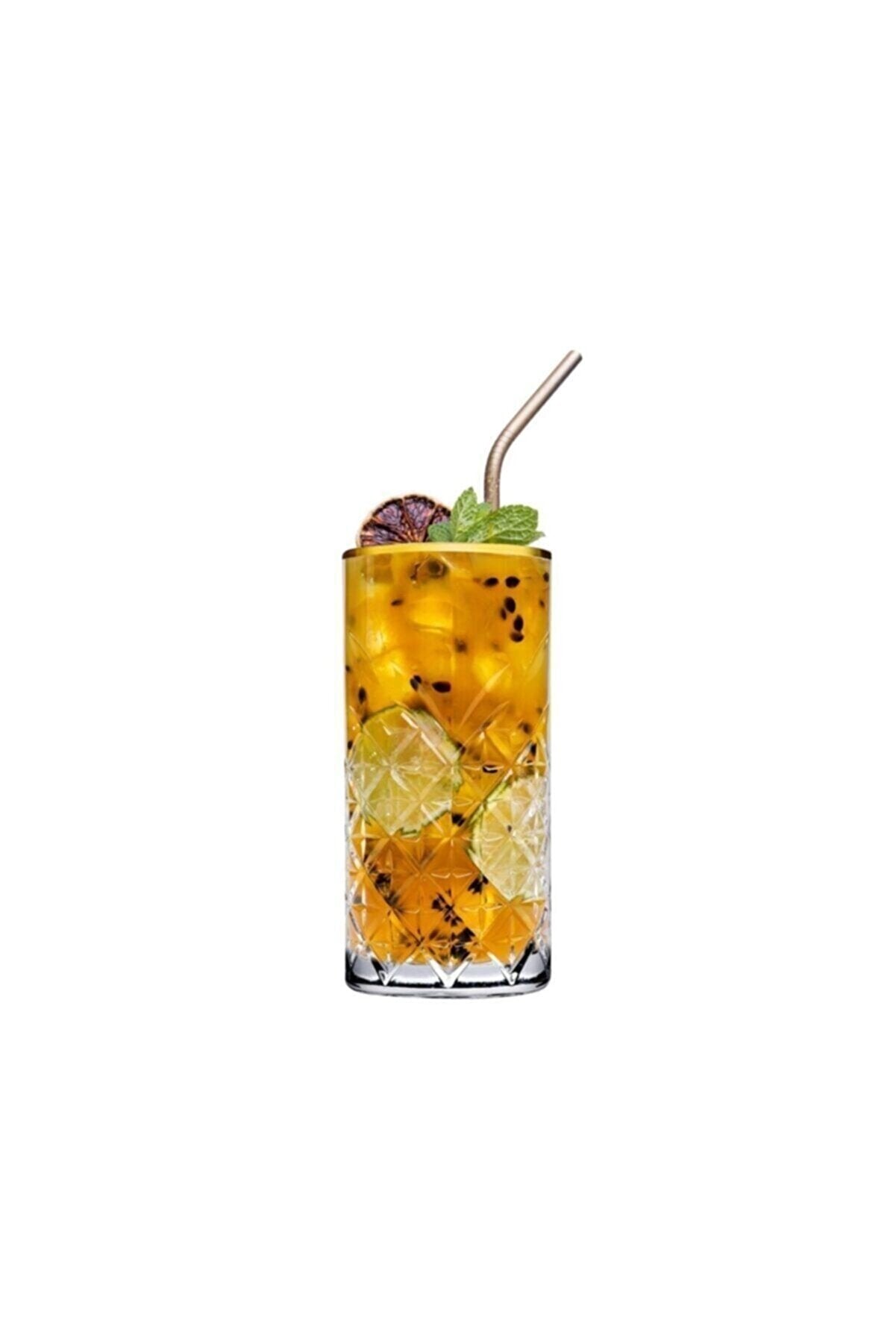 Paşabahçe Timeless 52820Go Golden Touch 4er-Set Gläser – 295 ml