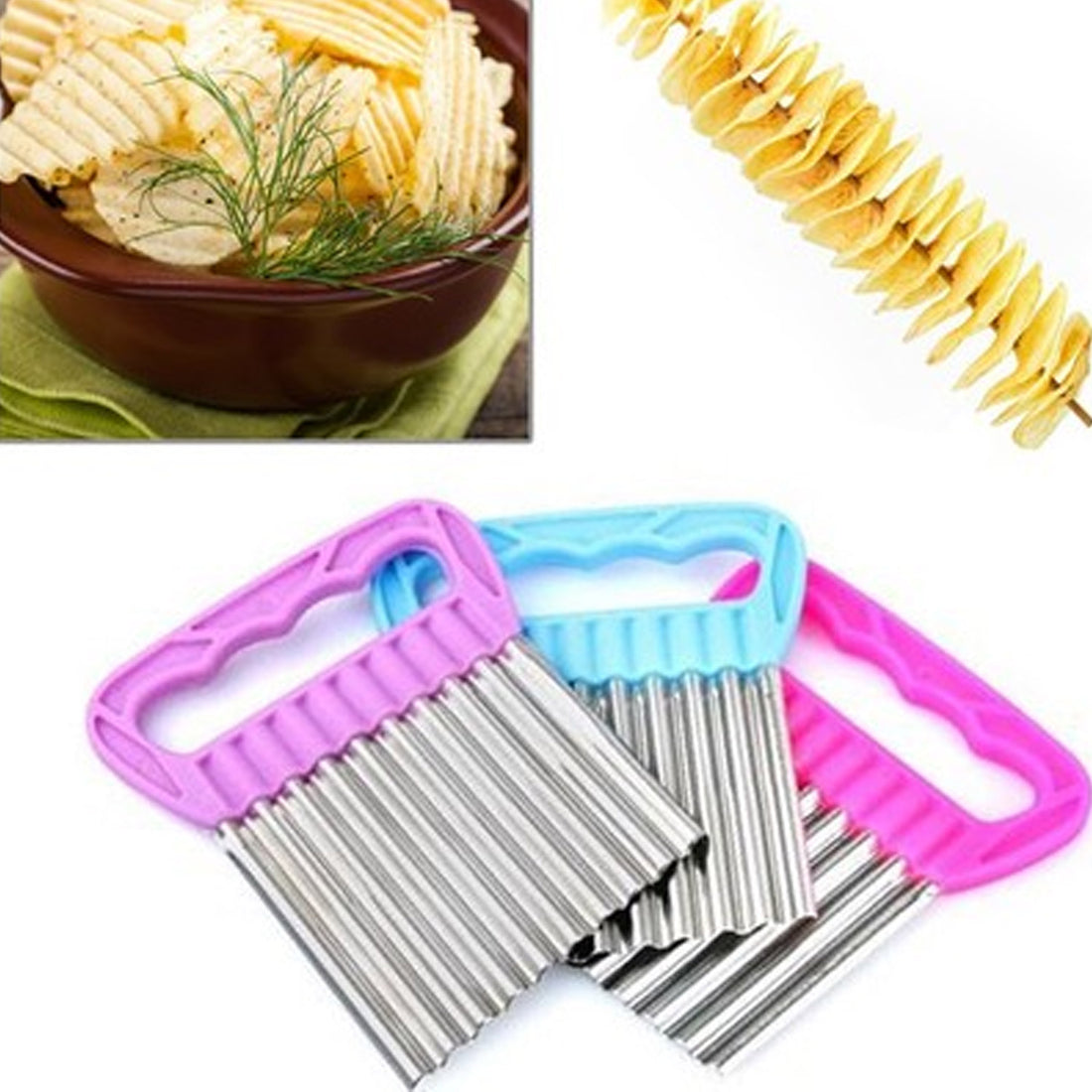 Aardappel- en groentesnijder - Chips- en deegsnijder