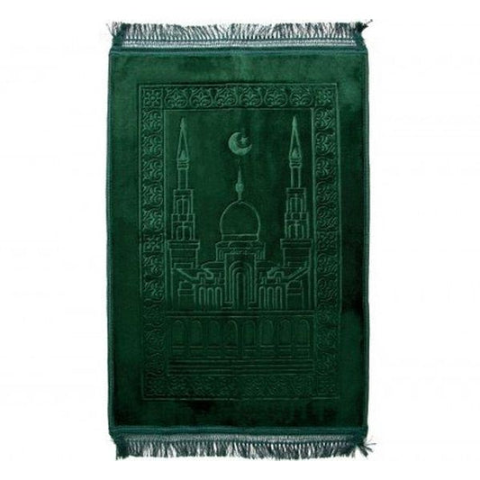 Kalın Namazlık Seccade 80x120 cm / Yeşil