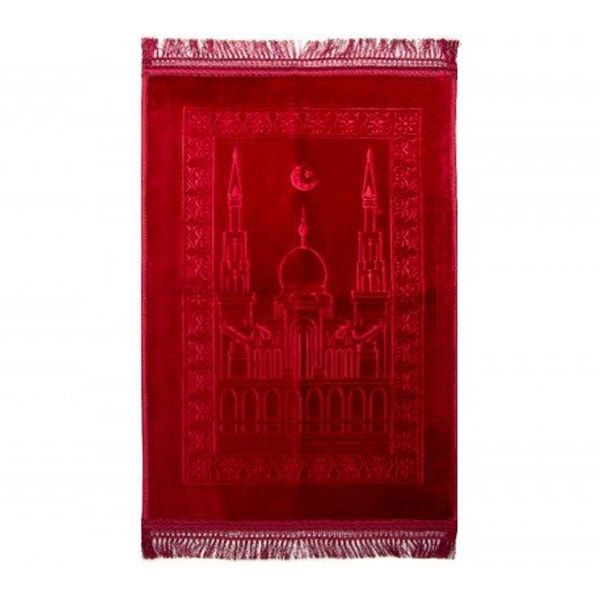 Kalın Namazlık Seccade 80x120 cm / Kırımızı