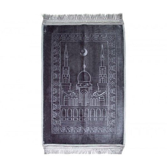 Kalın Namazlık Seccade 80x120 cm / Gri