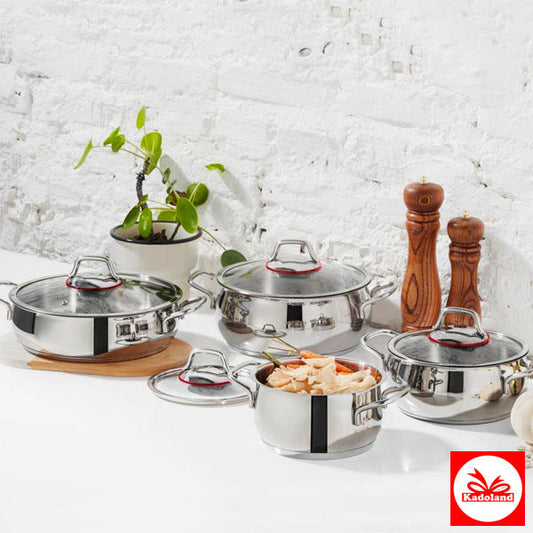 Karaca Emirgan 8 st pannenset / 8 Parça Tencere Seti / Ensemble de casseroles 8 pcs