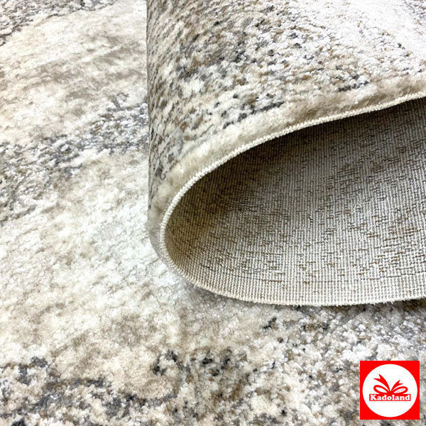 Angora Akrilik Halı | Design 9808C Cream-Grey | 160cm x 230cm
