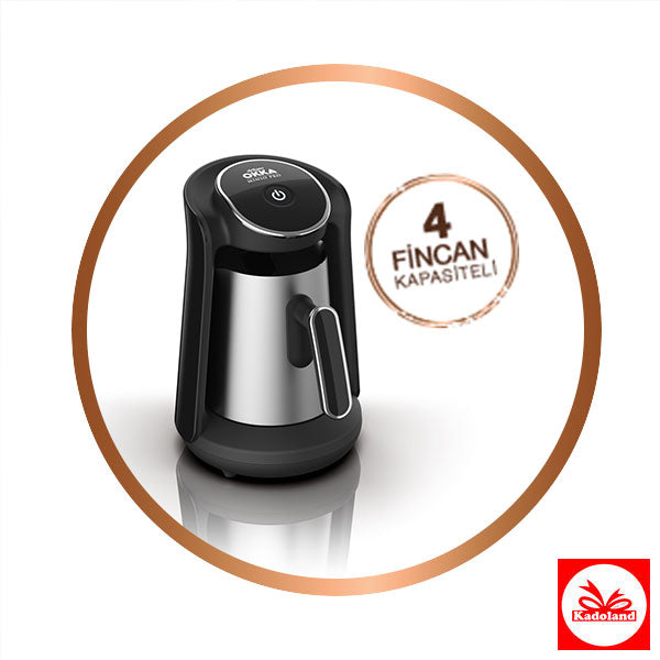 Arzum Okka Minio Türk-Kaffeemaschine – Silber | Kaffeemaschine | Arok004-K