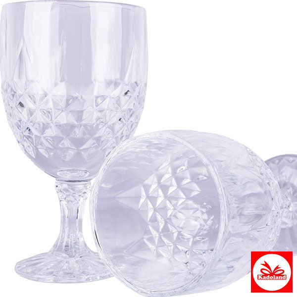 Bavary 6'lı Lüks Kristal Su Bardağı Kadeh Seti