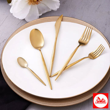 Karaca Lizbon 30 Parça 6 Kişilik Gold Çatal Kaşık Bıçak Takımı