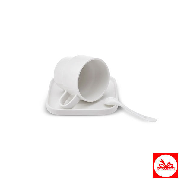 Service à petit-déjeuner/service de table en porcelaine Karaca Cubique, 35 pièces, pour 6 personnes