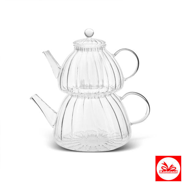 Karaca Lori theepot van borosilicaatglas