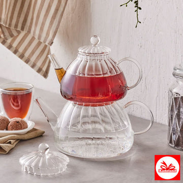 Karaca Lori Teekanne aus Borosilikatglas – Kadoland Home