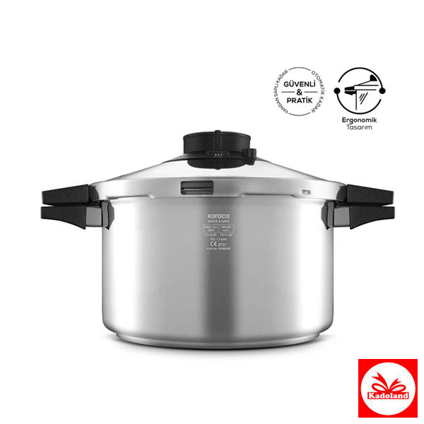 Kadoland - Eindhoven - Karaca - Quick & Safe - Pannenset met deksel - 4-6 l