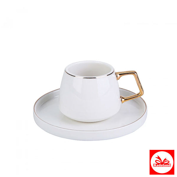 Karaca Saturn Gold 6 Kişilik Porselen Kahve Fincan Takımı