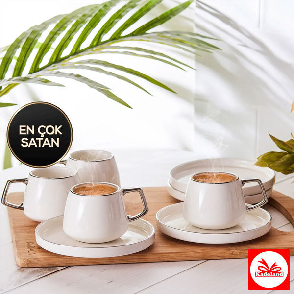 Kadoland-Eindhoven-Karaca-Saturn-Platin-6-teiliges-Kaffeetassen-Set
