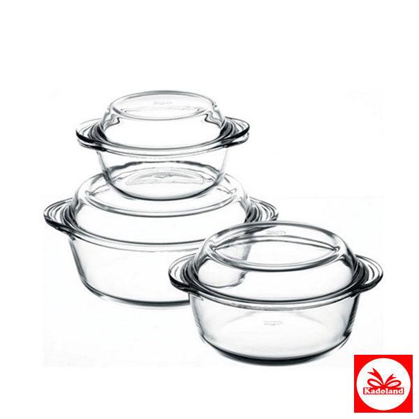 Kadoland - Eindhoven - Pasabahce - servies - set van 3 stuks - 159021