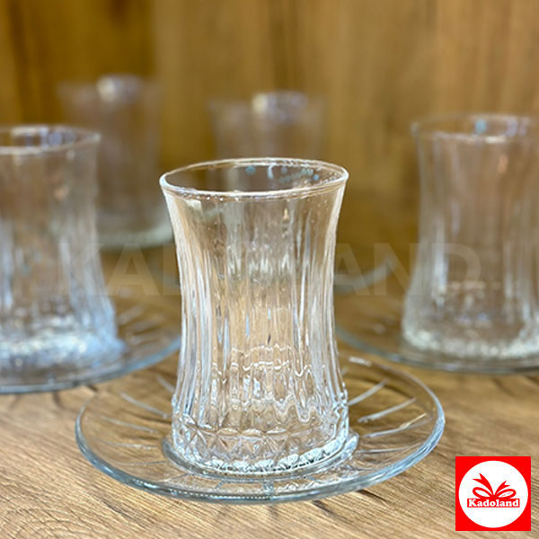 Semaver électrique Paşabahçe Arzum Ehlikeyf | Noir | AR3083-Tea Maker + Service à thé Elysia Sade 12 pièces 950054