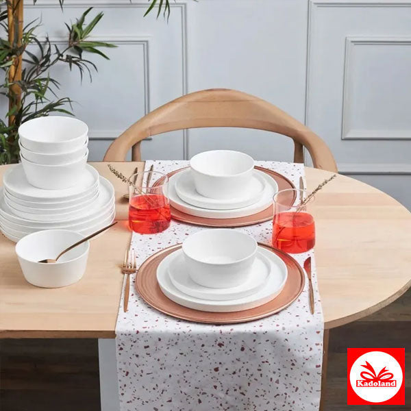Karaca Salvare New Bone 6 persoons Yemek Takımı 18 st /6 Kişilik Yemek Takımı 18 Parça /Service de table 6 personnes 18 Parça