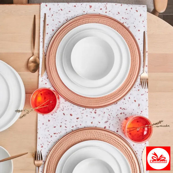 Karaca Salvare New Bone 6 persoons Yemek Takımı 18 st /6 Kişilik Yemek Takımı 18 Parça /Service de table 6 personnes 18 Parça