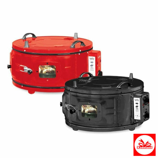 Teffo DAVUL FIRIN çift kat ve çift tepsili / TFF1009-35 Litre